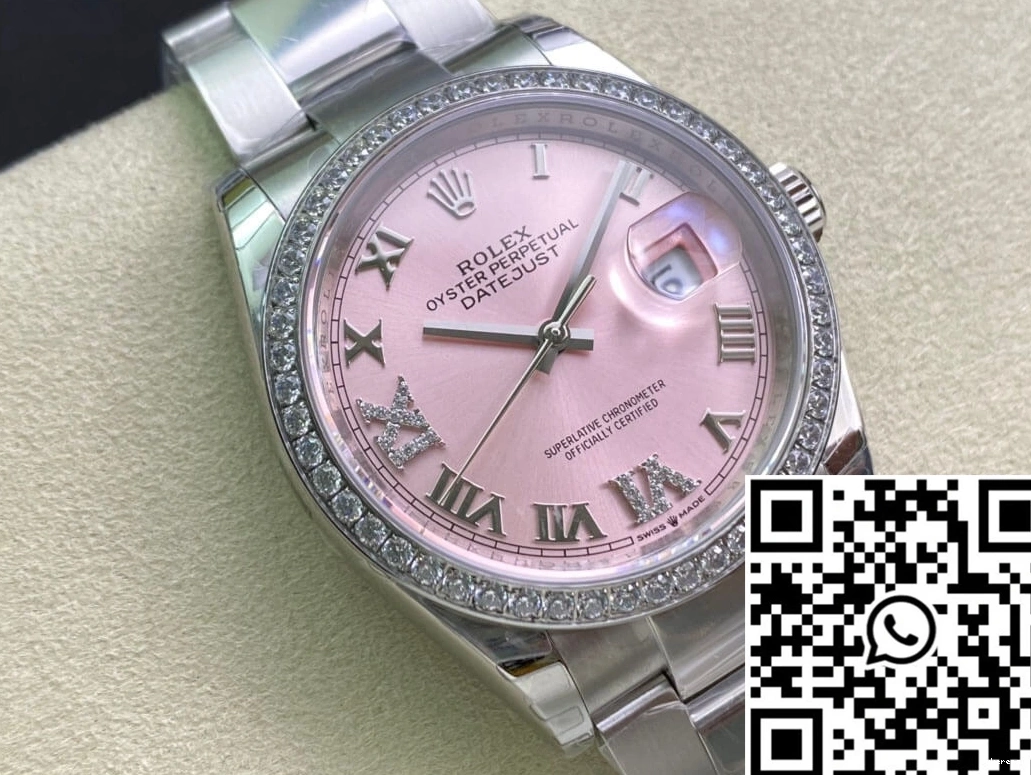 Datejust M126284RBR-0024 Factory Affordable Dial EW Diamond-set Rolex 751 0724